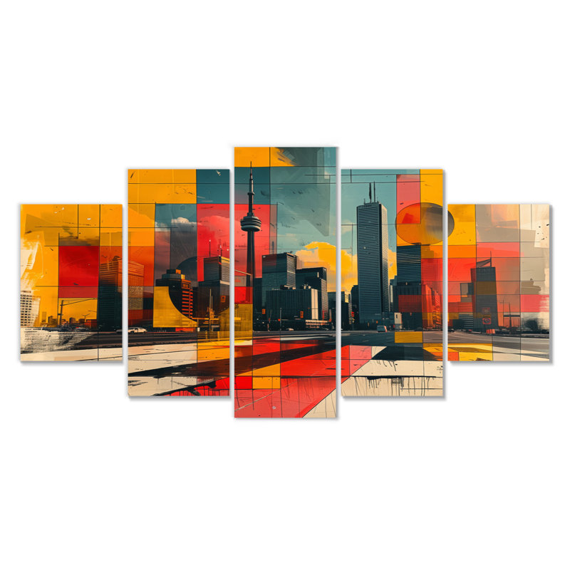 Tiphaine - City Toronto Canvas Art Set