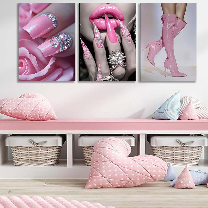 3 Piece Wrapped Canvas Print, 40 cm H x 30 cm W