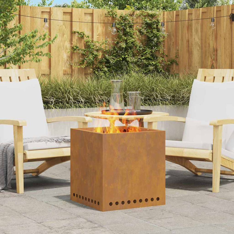 Modern Smokeless Fire Pit, Brown