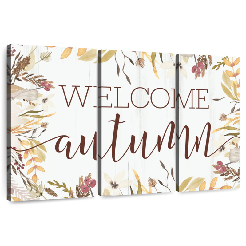 Alvord Welcome Autumn, 32" H x 50" W