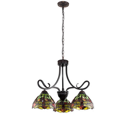 Mcabee 3 - Light Glass Chandelier