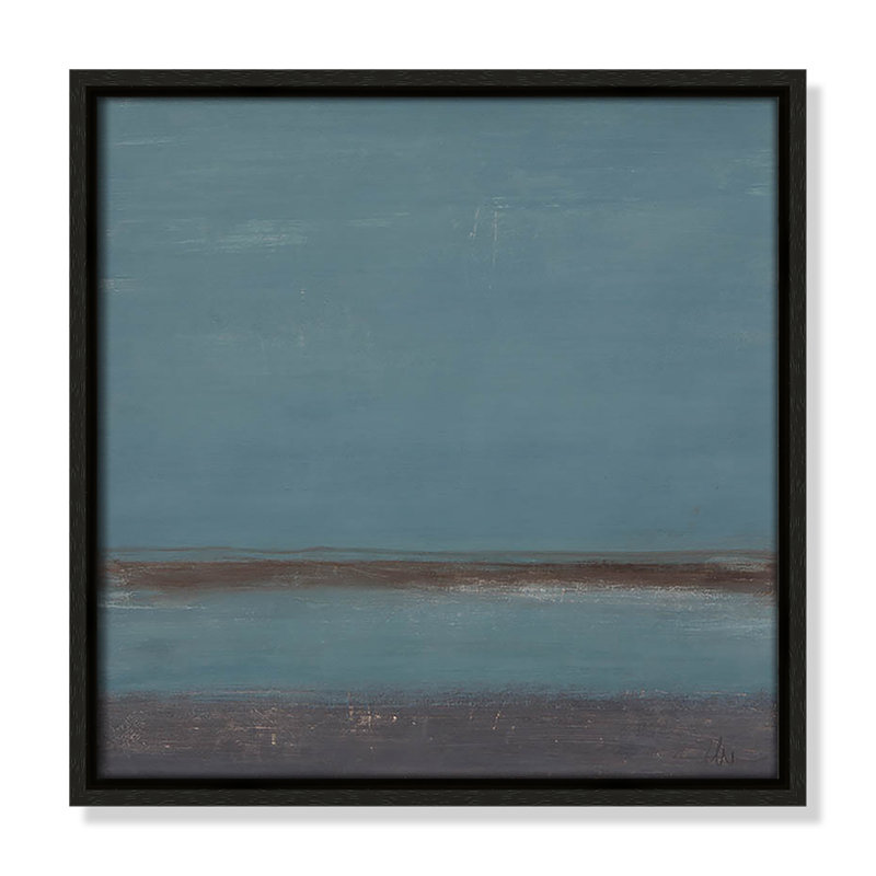 A Distant Memory Print by Casa Fine Arts, H 13,5 po x l 13,5 po x P 2 po, Cadre flottant espresso