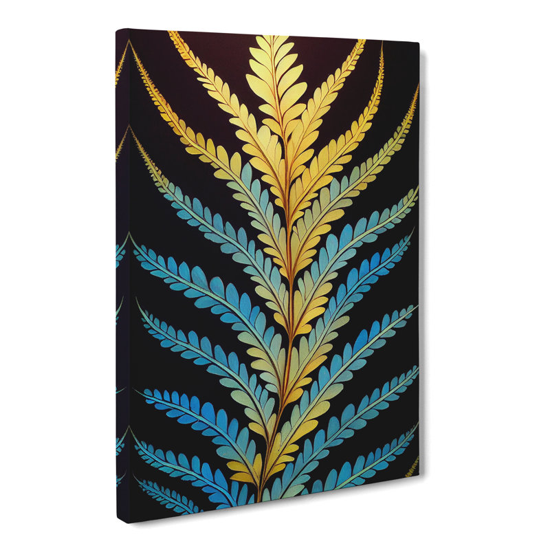 Marvine Fern Leaf Classic Vol.1 - Wrapped Canvas Print, 50cm H x 35cm W x 3cm D