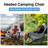 35''W Heated Camping Chair For Outdoor & Indoor With 3 Heat Levels For Back and Seat And Power Bank-1193458401