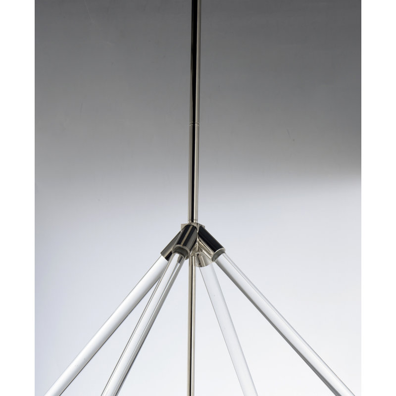 Kellie 8 - Light Dimmable Geometric Chandelier