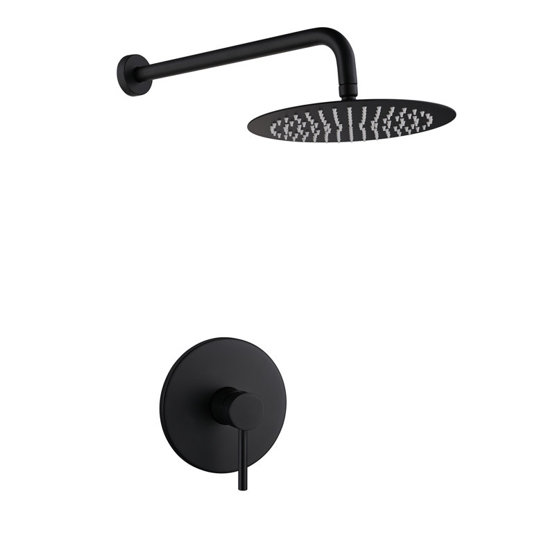 All-In-One Kit with Rough in-Valve, Matte Black