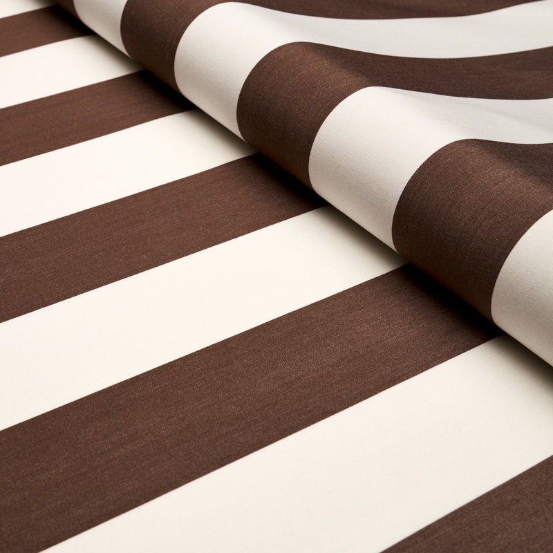James Stripe Fabric, Brown