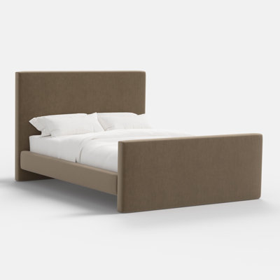 Linen Upholstered Platform Bed