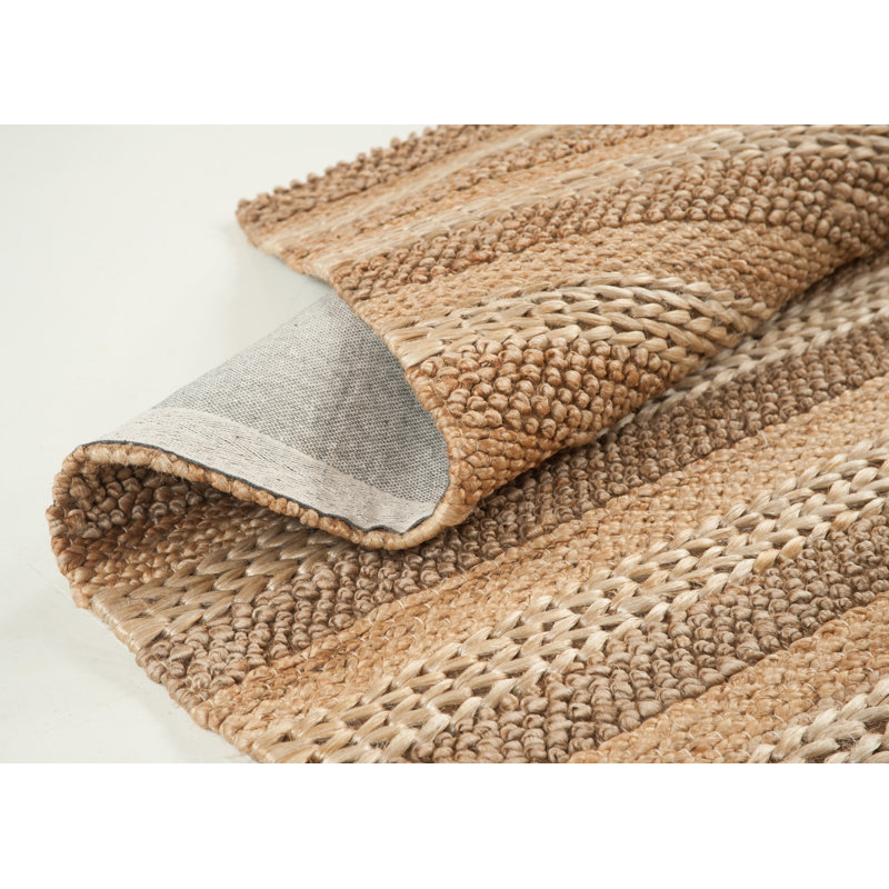 Wong Striped Indoor Rug, Rectangle 9" x 12"