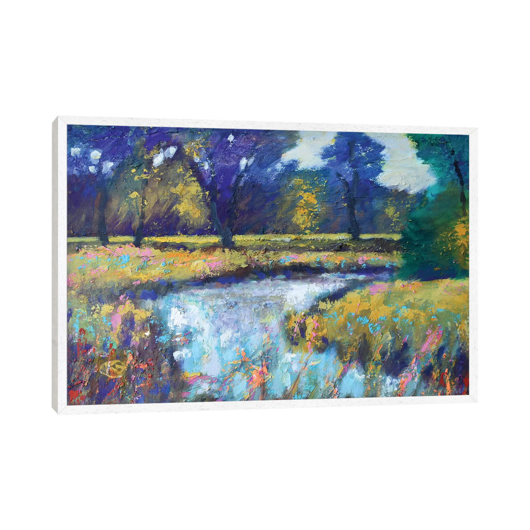 Summer Stream von Kip Decker - Galerie-verpackte Leinwand Giclée auf Leinwand