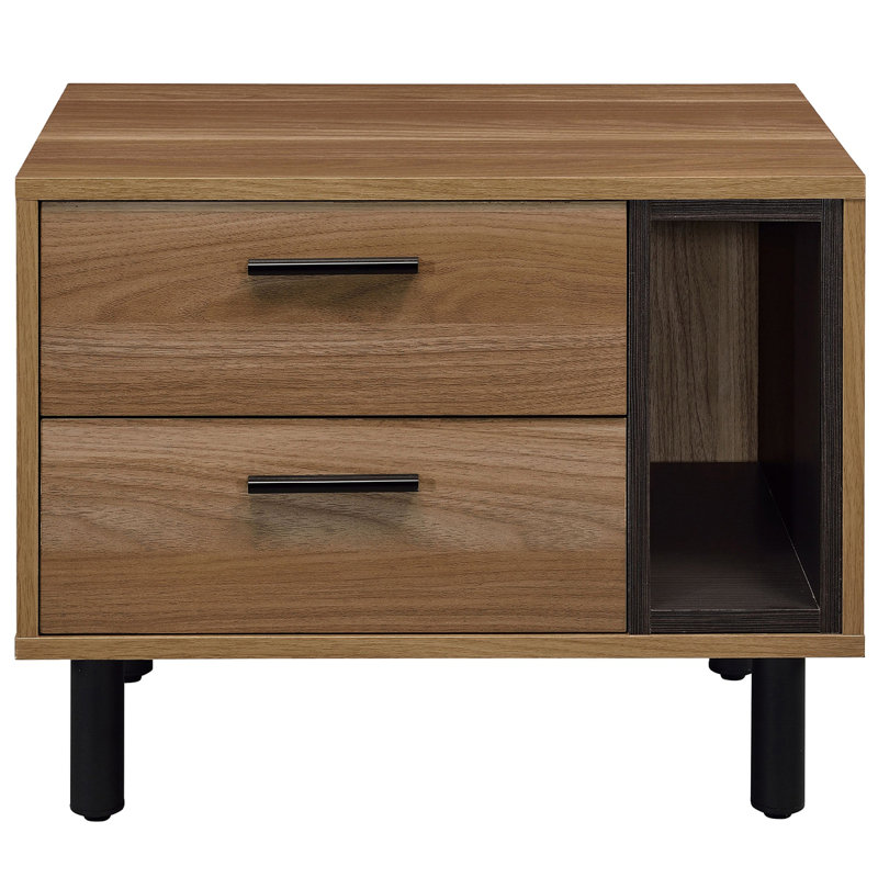Table de chevet 2 tiroirs