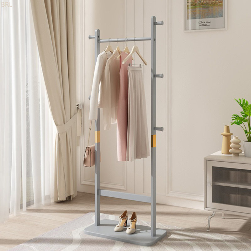 Coat Racks Solid Wood Hanger 23.6* 11*64.1In Solid Environmental Protection Easy To Assemble Beautiful Can Be Placed In The Bedroom/Entrance/Living Room