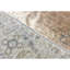 Sona Silk Oriental Area Rug in Camel/Gray