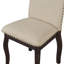 Ensemble de table de salle à manger 5 pièces avec table ronde extensible et chaises rembourrées pour une salle à manger confortable et élégante