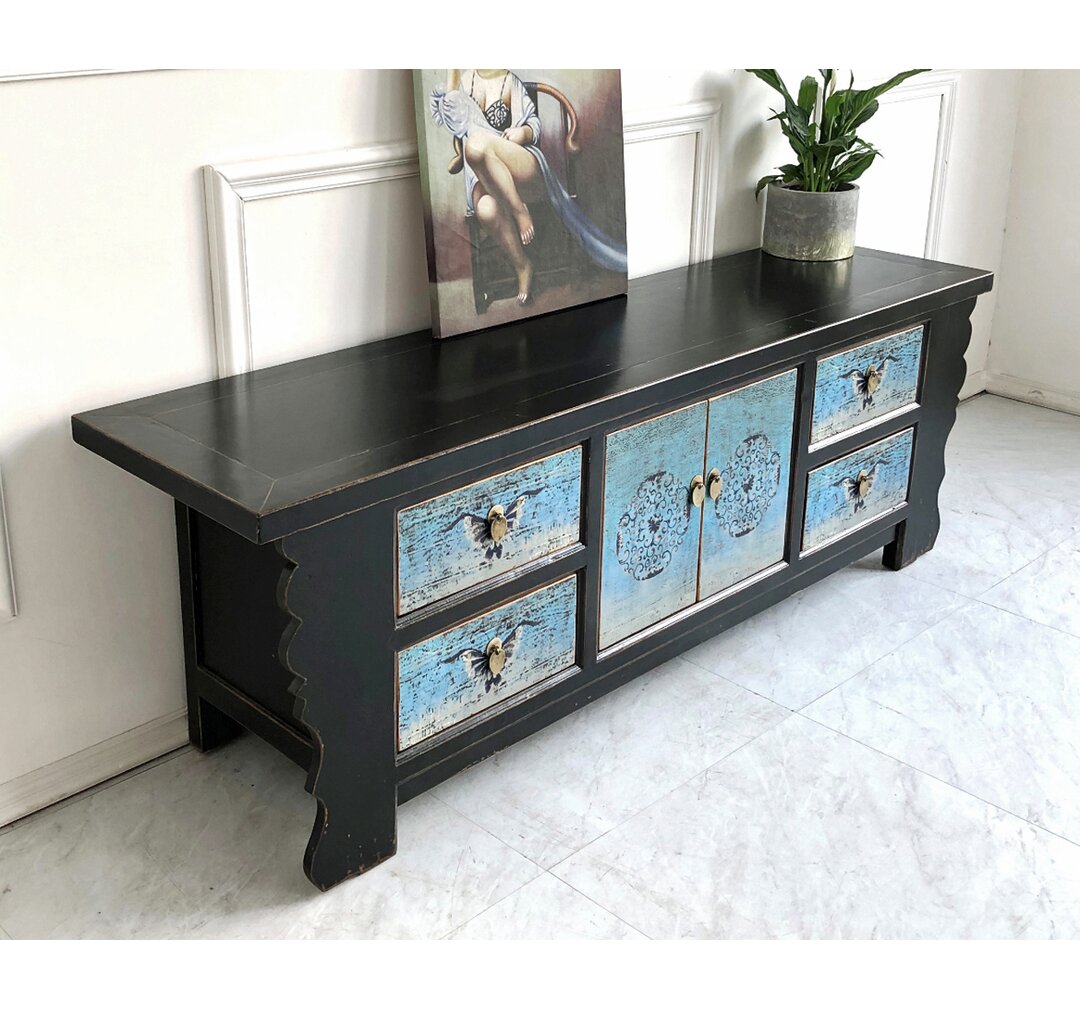 Adrik TV Stand Kommode Sideboard Schrank Lowboard Möbel vintage asiatisch chinesisch orientalisch