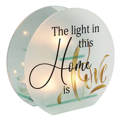 «Light In This Home Is Tealight»