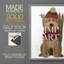 Goldendoodle Ski Dog, reproduction encadrée - bois massif-1017159784-1017159783