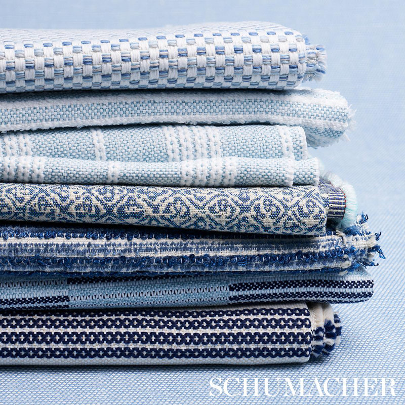 Stucco Texture Indoor/Outdoor Fabric, Indigo