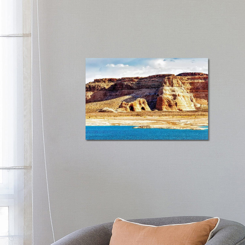 Coves on Shore of Lake Powell 1 Piece Wrapped Canvas Wall Art, 66.04 cm H x 45.72 cm W x 1.91 cm D