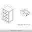 Armoire 3 tiroirs gris foncé-340076248
