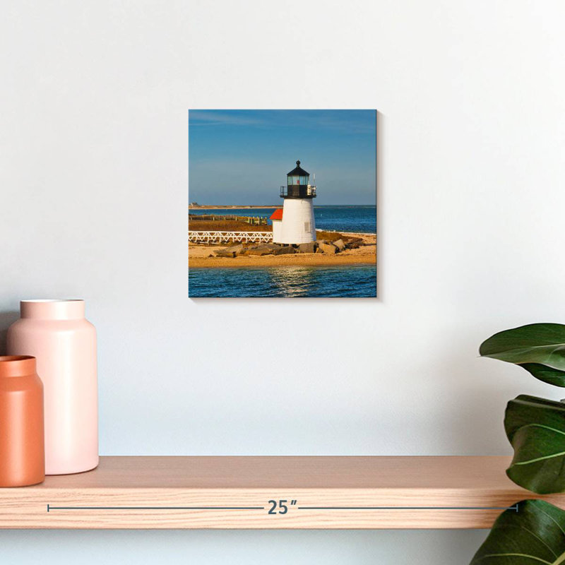 Aletra Serene Brant Point Lighthouse, 10" H x 10" W