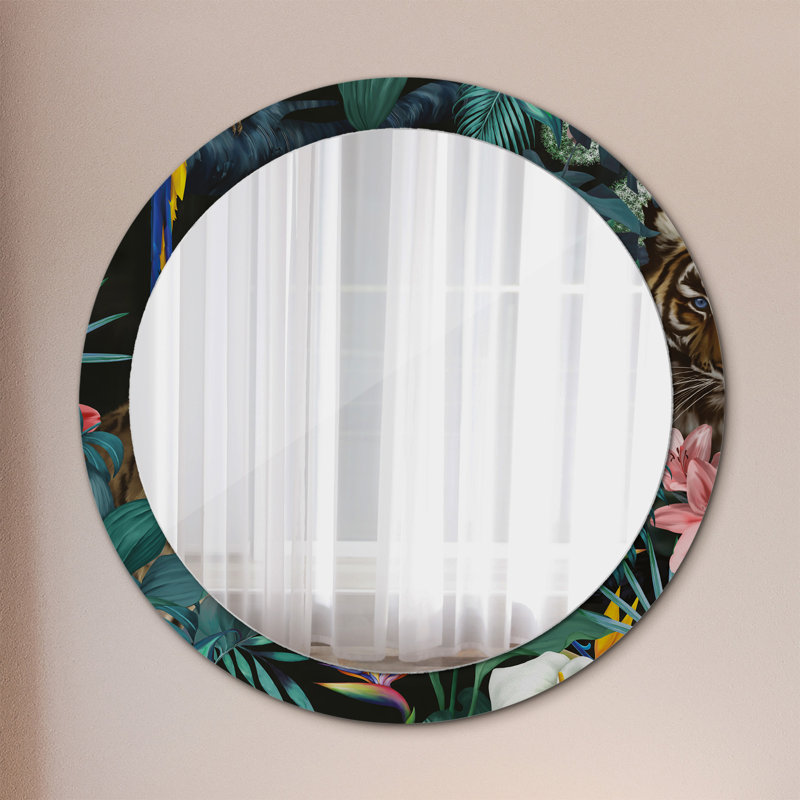 Huldar Glass Flat Wall Mirror