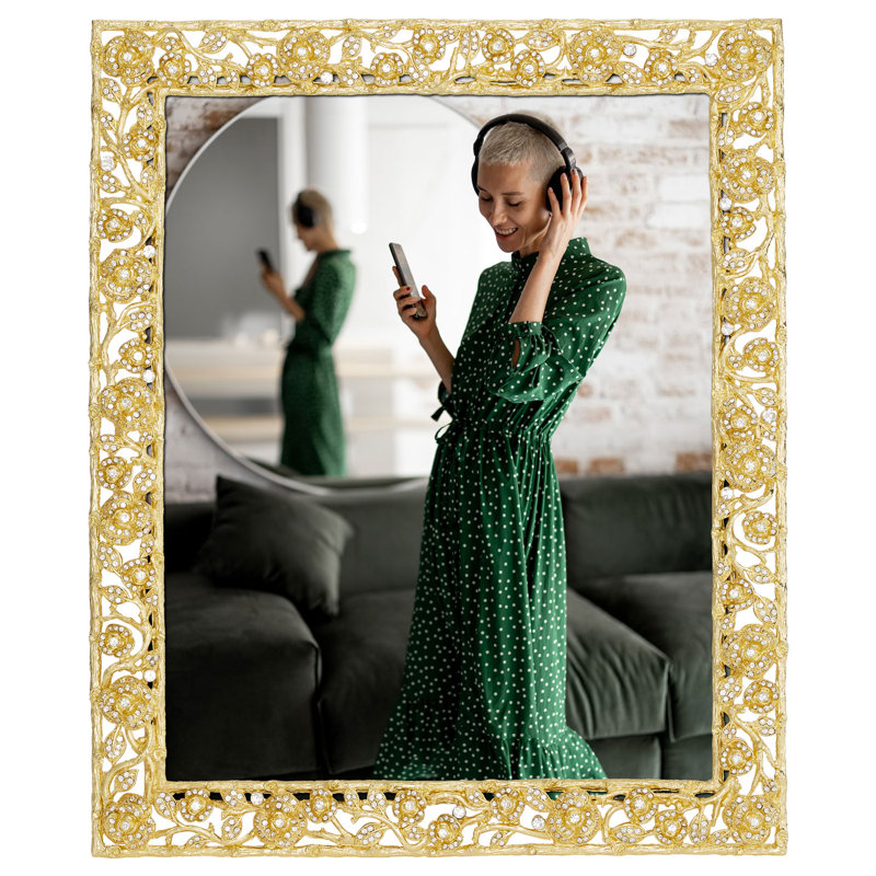 Ellarose Metal Picture Frame, 5" W x 7" H, Gold