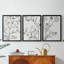 Botanical S croquis I - Toile tendue avec châssis sur mesure - 3 pièces-402361296-402361298