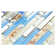 Sky Blue Glass Tile Seashell Inside Interlocking Pattern For Kitchen Backsplash Bath Shower Borders