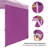  InstaHibit 1 Pack Side Wall for 10x10 Ft EZ Pop Up Canopy Tent UV50+ Zipper Pool Purple-64714854-64714852