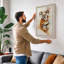 Koala on Branch Boho - Wrapped Canvas-1067833738-1067833739