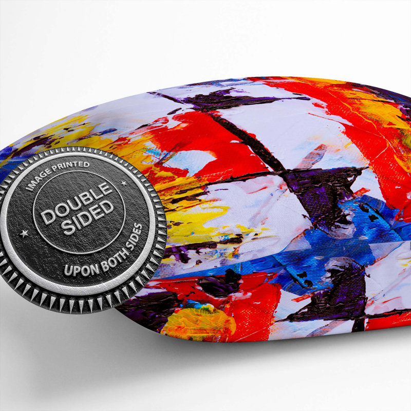 Abstract Square Throw Cushion, 40 x 40 cm