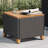 Dakota Fields Patio Table 7.7"X17.7"X14.6" Poly Rattan Acacia Wood-1820646224