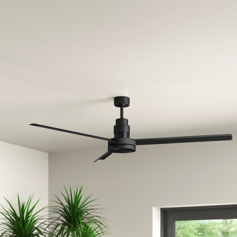 54'' Ceiling Fan, Flat Black