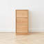 Armoire de rangement en chêne massif pour table de chevet