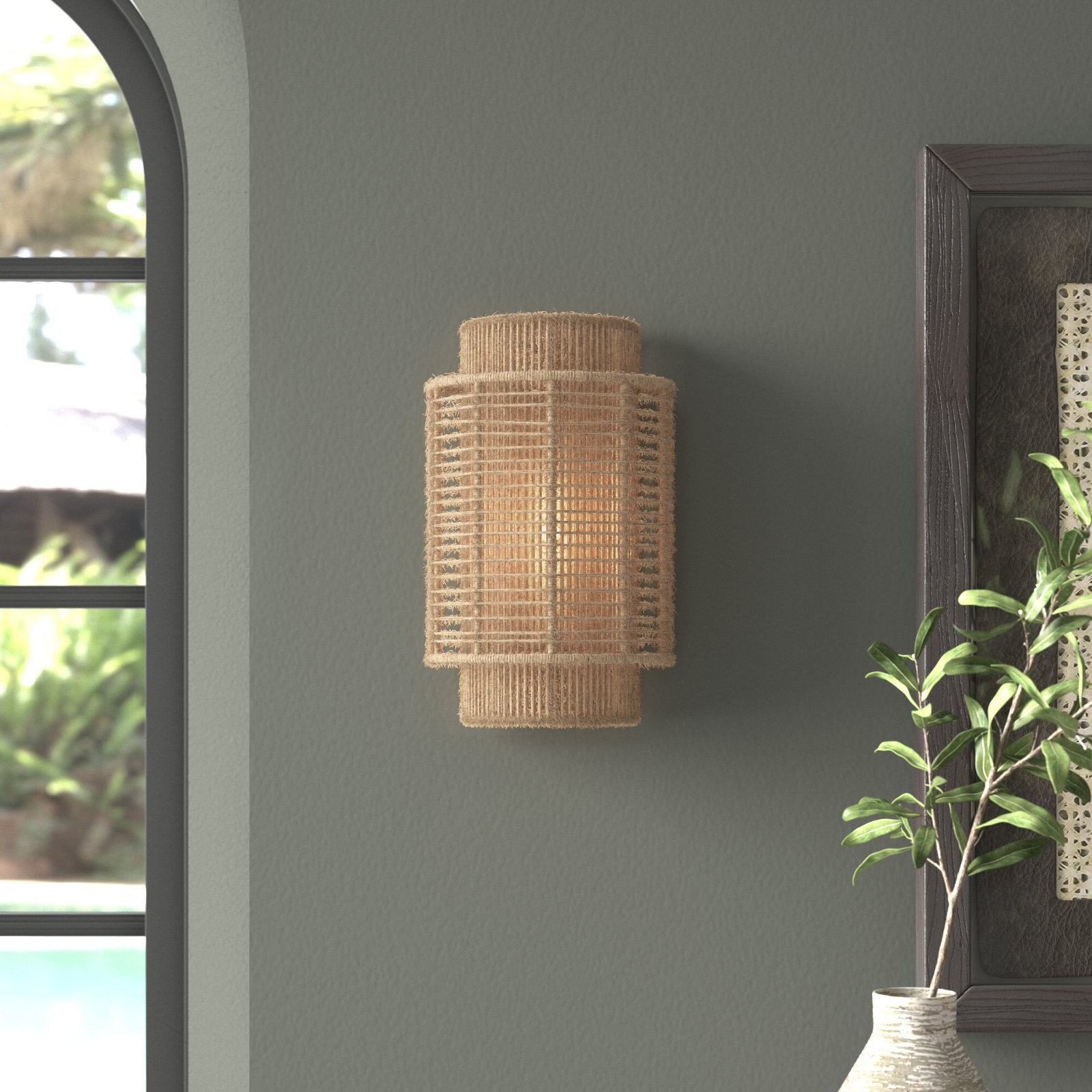2-Light Flush Mount Sconce