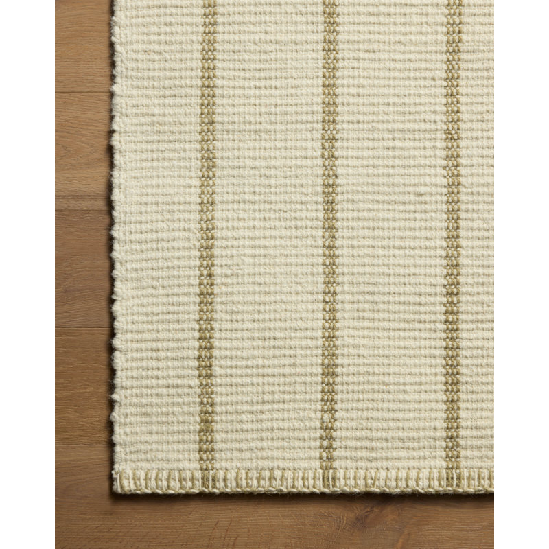 Tapis ivoire / sauge Amber Lewis x Loloi Harlan, Rectangulaire 2 pi x 3 pi