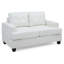 Causeuse charmante et transitionnelle blanche-273704633
