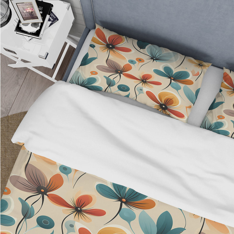 Ensemble de housse de couette Midcentury Modern Revival - Microfibre polyester Midcentury