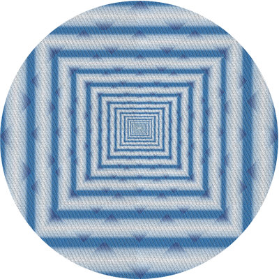 Tapis bleu