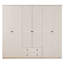 Kaylah 6 Door Manufactured Wood Wardrobe