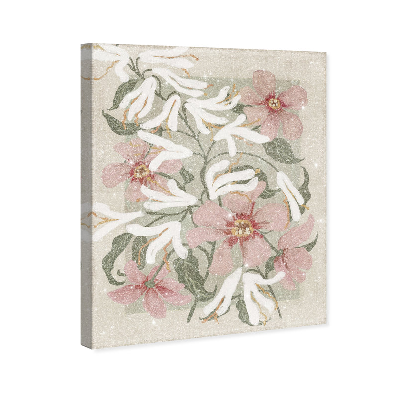 Periwinkle And Lily Print by Oliver Gal, 20" H x 16" W, Gallery Wrapped