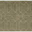 Tapis noué à la main olive / ivoire-96380510