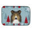 Tapis de séchage sheltie de noël winter