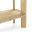 Kering Oak Wood Oval Console Table 