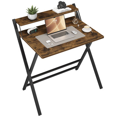 2-Tier Foldable Computer Desk
