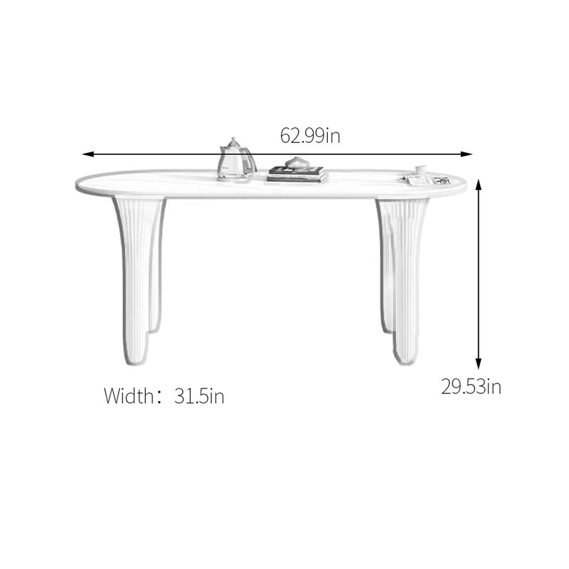 Aruba, H 29,53 po x L 62,99 po x l 31,50 po