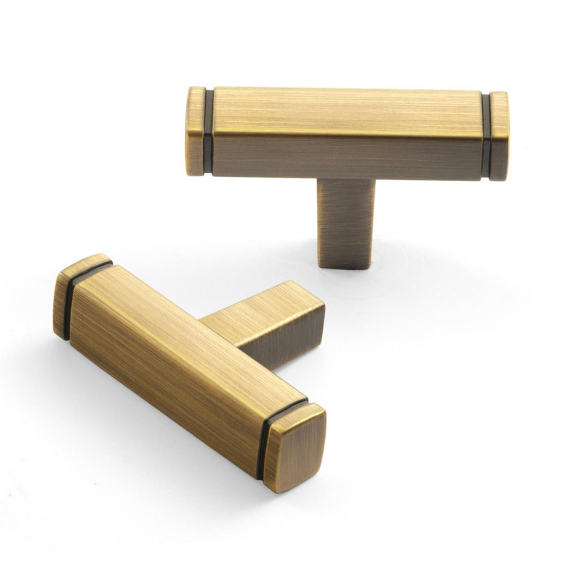 Ensemble de poignées de barre de 13/10 po de longueur, Laiton fini bronze