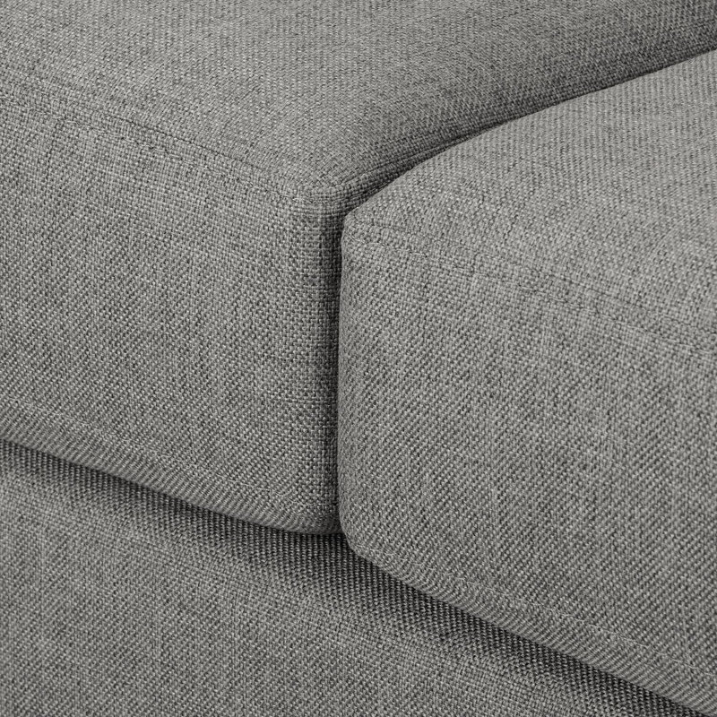 Latanyia 2 Seater Sofa, Light Gray, Brown
