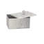 Boîte marbré en aluminium
